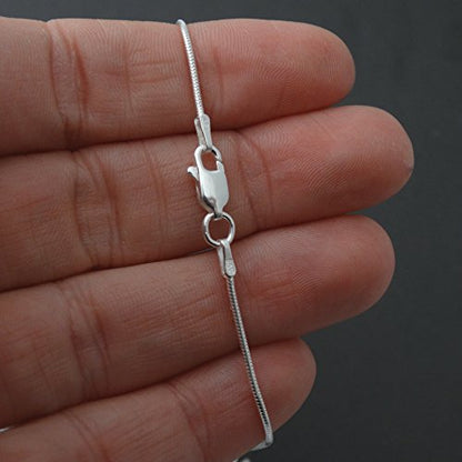 FashionJunkie4Life Sterling Silver Adjustable Link Anklet with Extension, Sterling Silver ankle bracelets for women, Summer bracelets, Foot Jewelry, Boho Jewelry for women - color: 9" Snake Chain