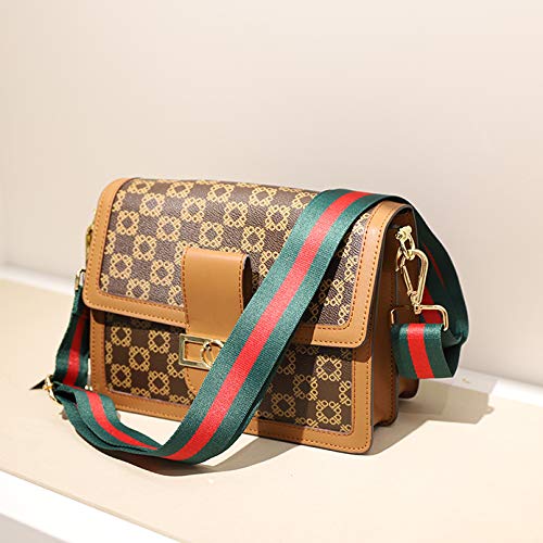 Kolti Purse Strap Replacement Crossbody Handbag Stripe Wide Adjustable - color: Gold Buckle-14