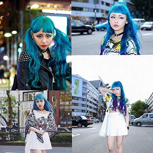 ETHOON Adjustable Leather Choker Collar Soft PU Circle Punk Choker Necklace for Women - color: Black