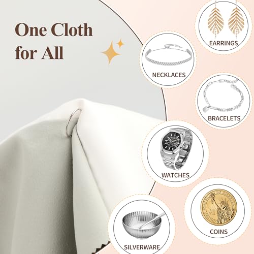 6 PCS Large Silver Polishing Cloth Kit, 3 Pack 10" x 12" Jewelry Cleaner Cloths with 3 Soft Brushes, Tarnish Remover & Scratch-Free Cleaner for Silver, Gold, Diamond, Coins, Watches, Deep Gray & Gray - color: Set of 3 Brushes + 3 Cloths(deep Gray, Light G