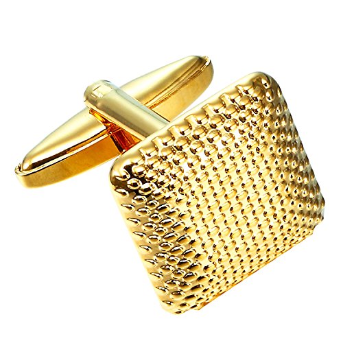 Urban Jewelry Mens Stainless Steel Nautical Knot Cufflinks Formal Wear | Nautical Cufflinks Stainless Steel Rust Resistant Finish Formal Wear Essential Business Style Essential Design - color: Golden Cufflinks for Men