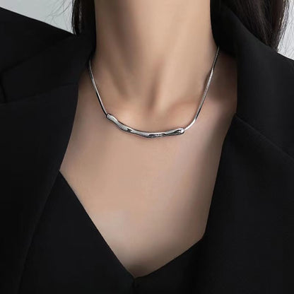 Gold Plated Curb Paperclip Box Sphere Bead Snake Herringbone and Figaro Chain Adjustable Necklace