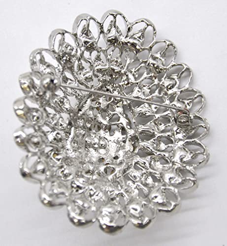Belagio Enterprises 2 1/2-Inch Rhinestone Brooch | BW-171-182 - size: 2-1/2-Inch, style: BW-142