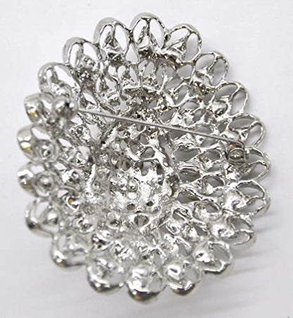 Belagio Enterprises 2 1/2-Inch Rhinestone Brooch | BW-171-182 - size: 2-1/2-Inch, style: BW-142