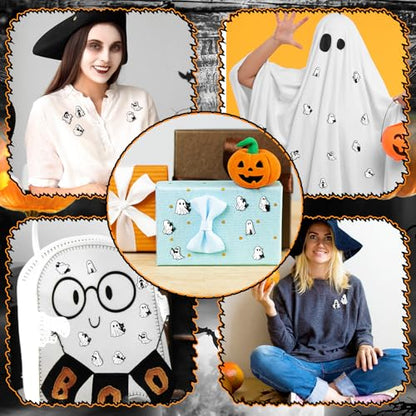 Liliaafar 36 Pieces Halloween Enamel Pins Set Grow in the Dark Halloween Lapel Pins Bulk for Backpacks Clothing Hat Bag Gifts - style: Black Cat Ghost