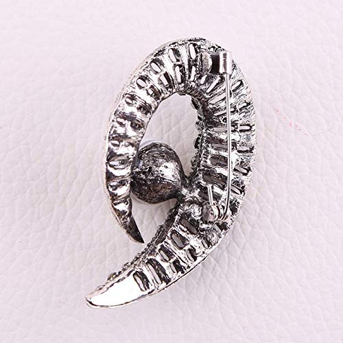 Brooch Pins for Women Girls Fashion Flower Crystal Rhinestone Pearl Jewelry - color: Color 3