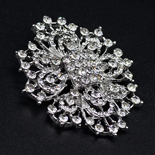 Belagio Enterprises 2 1/2-Inch Rhinestone Brooch | BW-171-182 - size: 2-1/2-Inch, style: BW-140