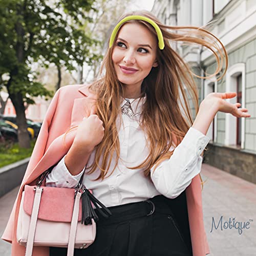 Yellow Padded Headband for Women - color: Yellow