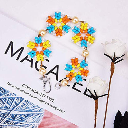 PH PandaHall 40 Sets S Ring Toggle Clasps Tibetan Silver S Hook Rings Jewelry Clasps Ring Clasp Connectors Jewelry Findings for Necklace Bracelet Making and DIY Crafts