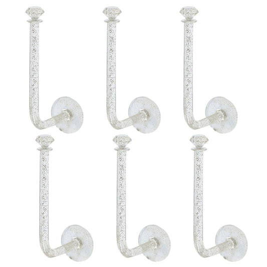Veemoon 6Pcs Hairband Storage Hooks Wall-Mounted Hair Tie Organizer and Stylish Hair Ring Display for Boy Girl Accessories Holder for Scrunchies and Jewelry