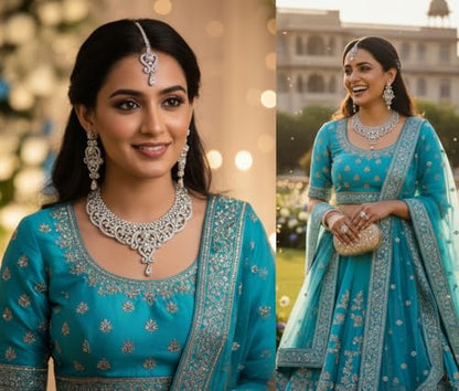 Touchstone Indian jewelry set for women bollywood gold jewellery wedding outfits necklace sets earrings bridal maang tikka fancy costume girls big desi accessories rhinestone in gold or silver tone