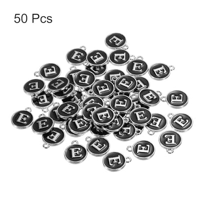 MECCANIXITY Alphabet Enamel Letter Charm Jewelry Charm Pendant for Jewelry Making, Bracelet, Craft - style: E