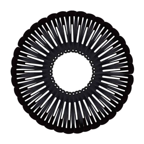 Havilah Snap Hair Clips - 200 Pieces Set Non-slip Metal Hair Clips Cute Kawaii Barrettes for Women - Black - color: Snap Hair Clips - Black