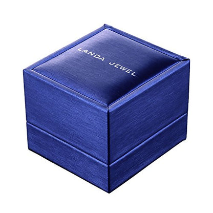 LANDA JEWEL Unisex Solid 10k White Rose Yellow Gold 4mm Comfort Traditional Highly Polished Wedding Ring Plain Band - color: White
