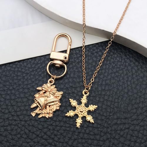 WOCRAFT 60pcs KC Gold Christmas Bracelet Charms for Jewelry Making Sets DIY Necklace Bracelet Keychain Crafting Charms Kit Craft Supplies (SN828) - color: KC Gold, size: Christmas Charms