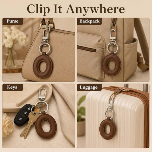 Initial Letter Keychain,Stainless Steel,Colorful Faux Leather Keyring for Backpack,Purse,Car Keys,Gift for Men Women - color: O