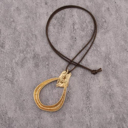 Bohemian Necklaces for Women Long Leather Necklace with Large Pendant Chunky Boho Hippie Jewelry Pendant Chocker Necklace - style: Bohemian Layered Necklace