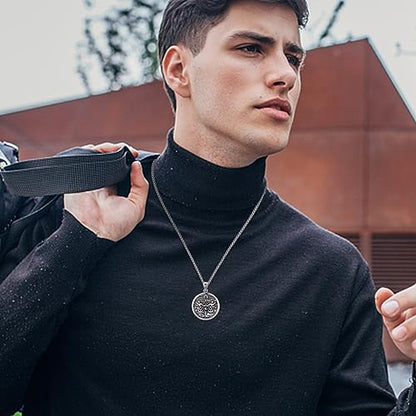925 Sterling Silver Zodiac Constellation Necklaces for Men Women | Retro,Daily,Birthday, Graduation,Horoscope,Zodiac Sign,Hypoallergenic,with Jewelry Box - style: 9- Libra (A-Retro Sep.23-Oct.22）