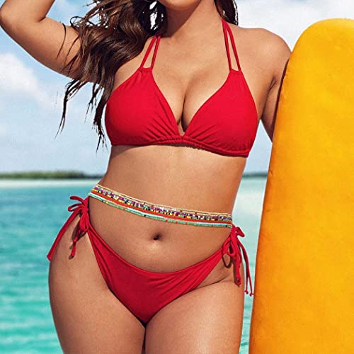 African Waist Beads Chain Layered Belly Body Chain Beach 7Pack Waist Jewelry Body Accessories for Women - size: 31.4 Inch (Pack of 7)