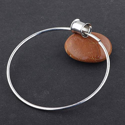 TIANCI FBYJS 3 Pairs Surgical Steel Ear Tunnels Rose Gold Large Hoop Ear Plugs Expander Dangle Gauges Stretcher Piercing… - style: 2g=6mm
