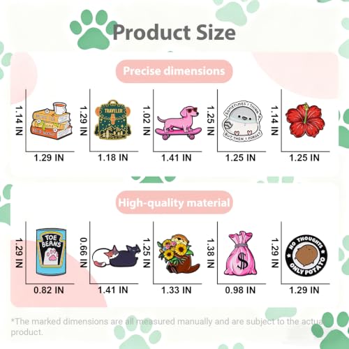 4/6/9/10/12/16/20PCS Cute Enamel Pins Bulk Set, Art Aesthetic Lapel Brooches, Humorous Quote Pins for Backpacks Jackets Hats Bags, Novelty Cool Badges for Women, Men, Teens, Kids - style: 20pcs A
