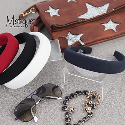 Red Padded Headband for Women - color: Red