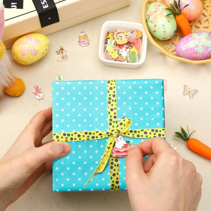 MARFOREVER 40 Pcs/20 Pairs Easter Charms for Jewelry Making Spring Charms | Assorted Easter Egg Bunny Rabbit Enamel Charm Pendants, Bracelet Necklace Earrings Making, Easter DIY Craft Accessories - style: Easter