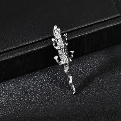 14G Surgical Stainless Steel Dangle Belly Button Rings for Women Belly Ring Dangling Piercing Jewelry CZ Snake lizard Skull Spider bat Halloween Party Punk Rock - style: lizard