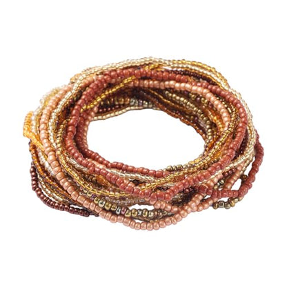 Boho Beach Bracelets Set for Wome Multilayer tassels bracelet Handmade summer Jewelry for Vacation Festival Hippie Jewelry（Color A）