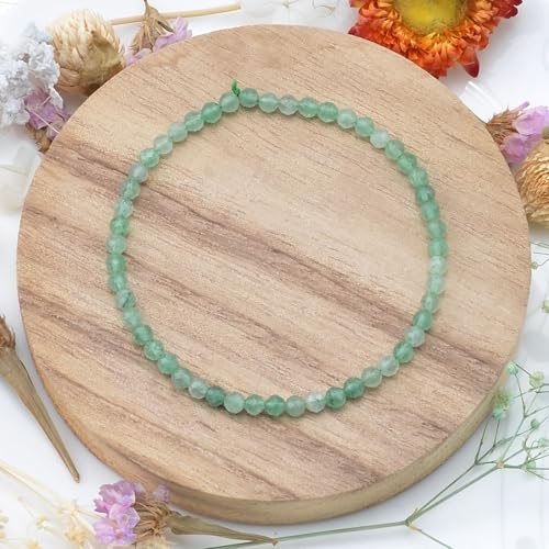 MASSIVE BEADS Natural Genuine Gemstone Beads Healing Crystal Chakra Reiki Jewelry Faceted Round Beads Bracelets 3mm - color: Green Aventurine