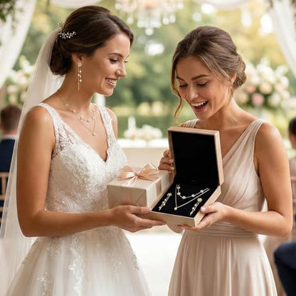 Wedding Jewelry Sets for Brides Bridesmaid Pearl Jewelry Set Fancy Gold Flower Necklace and Earrings Simple Pearl Necklace for Women Bridal Earrings Wedding Accessories Essentials Gifts - color: A2:flower necklace earrings set