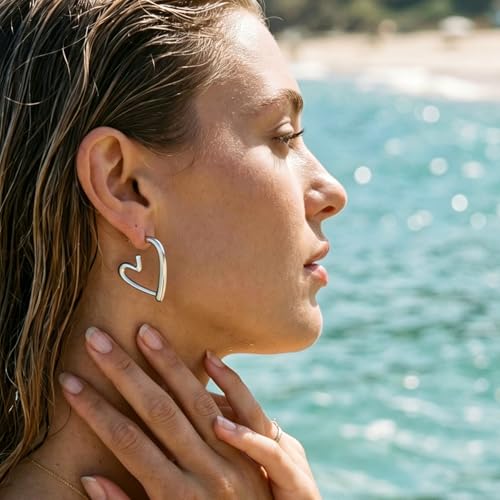 Gold Plated Dangle Earrings Dainty Silver Drop Earring Trendy Long Dangling Wedding Bridesmaid Hoop Diamond Crystal Cute Earring Prom Jewelry Graduation Gifts for Women - color: silver 1