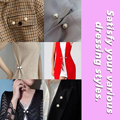 Fashion Pearl Brooch, Sweater Shawl Pearl Pin, Elegant and Fashionable | Enhance your Temperament, Suitable for a Variety of Occasions to Wear - color: White A