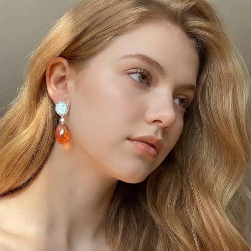 4th of July Earrings,Patriotic Dangle Stud for Women, Fourth of July Jewelry for Veterans Day - color: GDRIP