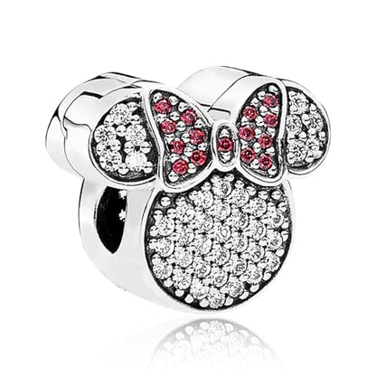 MITSOKU 925 Sterling Silver Charms for Bracelets Necklaces Animal prototype Pendant Safety Chain Dangle Pendants Beads Christmas Day Charms Jewelry Gift for Women - style: Cartoon Mouse Headwear