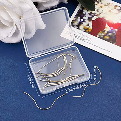 SUNNYCLUE 1 Box 12Pcs 3 Style Real 18K Gold Plated Earring Findings Brass Tassel Chain Earring Chains Long Chain Tassel Big Charm for Jewelry Making Accessories Women Adults DIY Dangle Earrings Craft - color: 12pcs 3 Style Real 18k Gold Plated Earring Fin