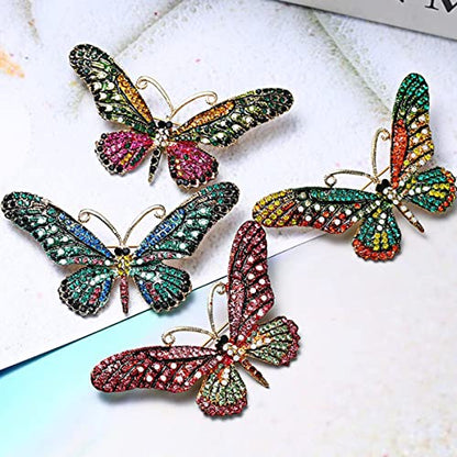 seven wolves Brooches for Women Austria Crystal Brooch Pins Rhinestones Brooches Daily Wearing Breastpin with Boxes - color: Brown Green 2