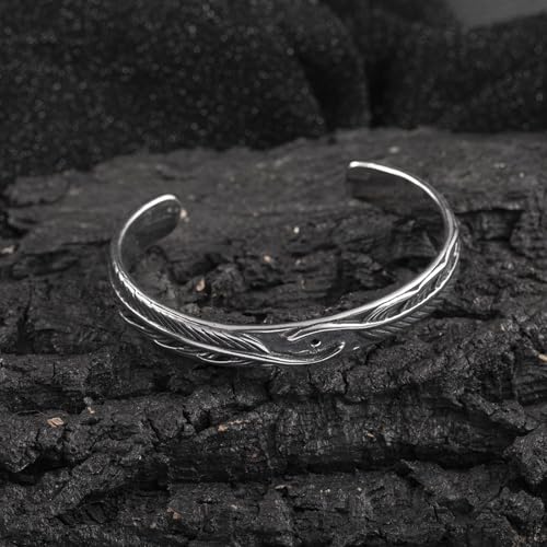 925 Sterling Silver Bracelet Plated Cuff Bangle Bracelet Fashionable Multi-layer Cross Wire Bangle Bracelet Open Adjustable Wide Cuff Bracelet for Teen Girls Fashion Jewelry - color: W-silver21