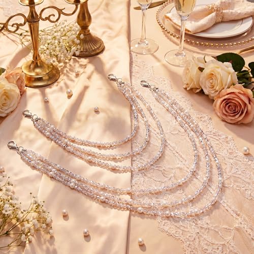 Sureio Pearl Body Chains Jewelry Set 3-Layer Beaded Shoulder Chain with Back Chain for Weddings, Proms, Summer Bikini Parties - style: Shoulder+Back