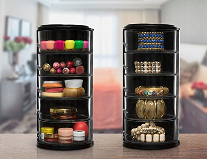 Acrylic Belt Organizer & Holder for Closet, Storage & Container | Rotating Drawers, Wall Mounted, Stackable, Watch Case, Jewelry Display, Makeup, Mens, Womens, Rack, Box