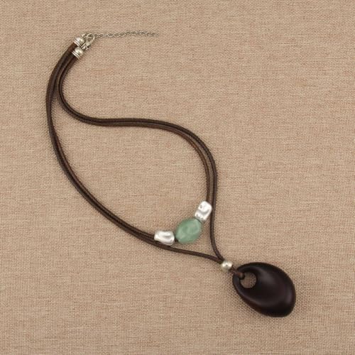 Chunky Pendant Necklace for Women Vintage Boho Necklaces Choker Layered Statement Necklaces Bohemian Jewlery Gifts - style: Bohemian Pendant Necklaces Women