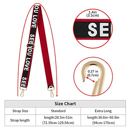 Wide Shoulder Strap Adjustable Replacement Belt Crossbody Canvas Bag Handbag - color: Wide: 1.4"(3.5cm)color30, size: EXTRA LONG:66.9"(170cm)Wide:1.4"(3.5cm)