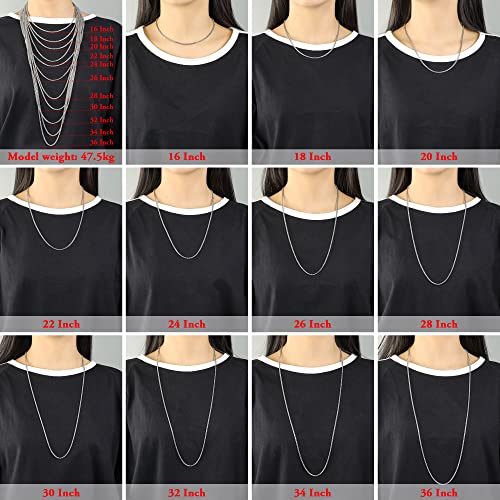 Twist Chain Necklace - Stainless Steel Rope Jewelry for Men & Women - size: 16 Inches, style: 5 mm Wide