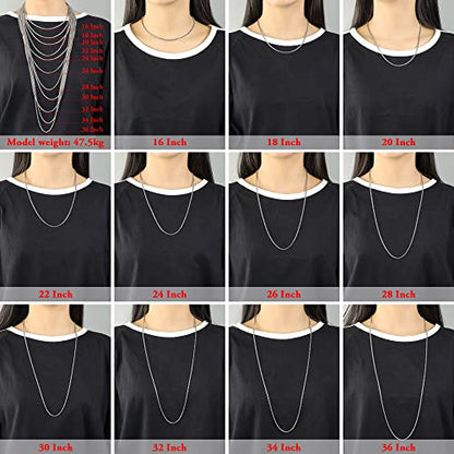 Twist Chain Necklace - Stainless Steel Rope Jewelry for Men & Women - size: 16 Inches, style: 5 mm Wide
