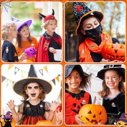 SANNIX 15Pcs Halloween Pins, Skull Pumpkin Bat Ghost Spooky Brooch Pins | 15 Patterns, Halloween Enamel Lapel Pin, Holiday Backpack Badge, for Clothes Bags Hats Accessories Party Favor - style: Halloween Pin