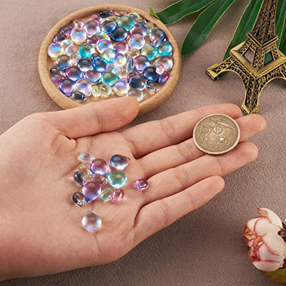 Cheriswelry 100Pcs 9-12mm Teardrop Glass Beads Top Drilled Waterdrop Glass Beads Colorful Drop Shape Spacer Beads for DIY Bracelets Earrings Necklace Jewelry Making Crafts - color: Mixed Color*15