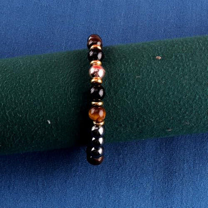 KSQS Healing Stone Bead Bracelet for Women, Natural Gemstones Balance Protection Bracelet, Spiritual Crystal Beads Bracelet Anxiety Relief with Meaning Card - color: Protection
