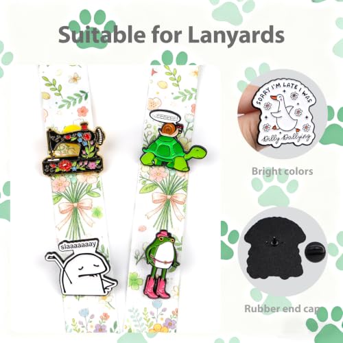 4/6/9/10/12/16/20PCS Cute Enamel Pins Bulk Set, Art Aesthetic Lapel Brooches, Humorous Quote Pins for Backpacks Jackets Hats Bags, Novelty Cool Badges for Women, Men, Teens, Kids - style: 16pcs B
