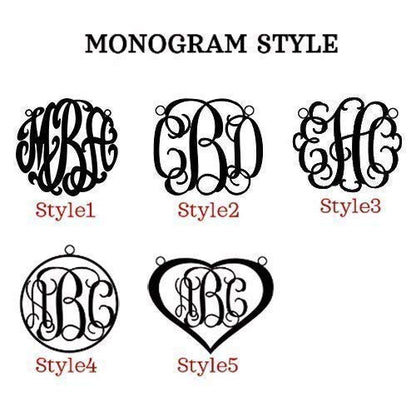 JOELLE Monogram Necklace Sterling Silver Custom Any Initial Name Necklace for Women - color: Sterling Silver