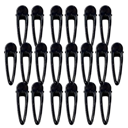 Elegant Hair Clips for Women, Premium Metal Barrettes with Anti-Slip Design - Stylish Hair Accessories for Daily & Party Hairstyles (20, Black) - color: Black